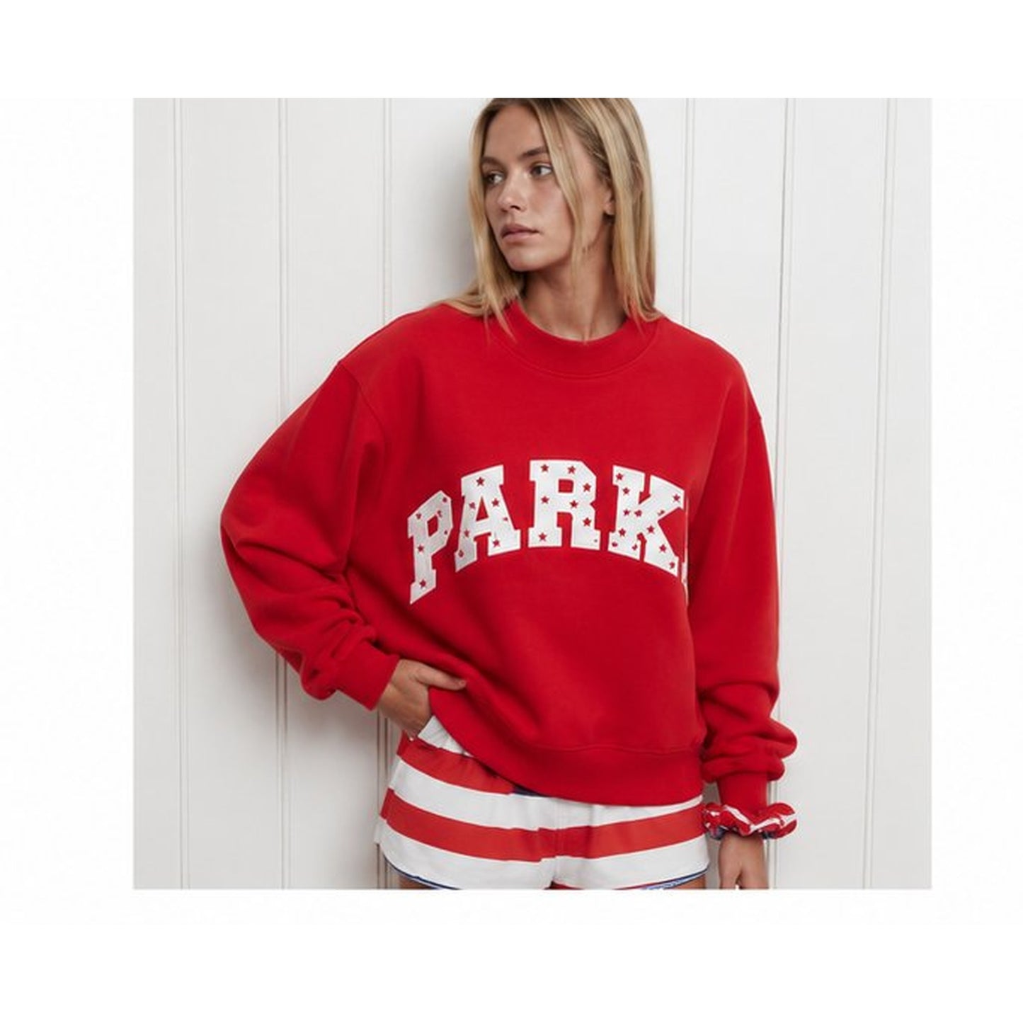 Sparkler Varsity Mockneck